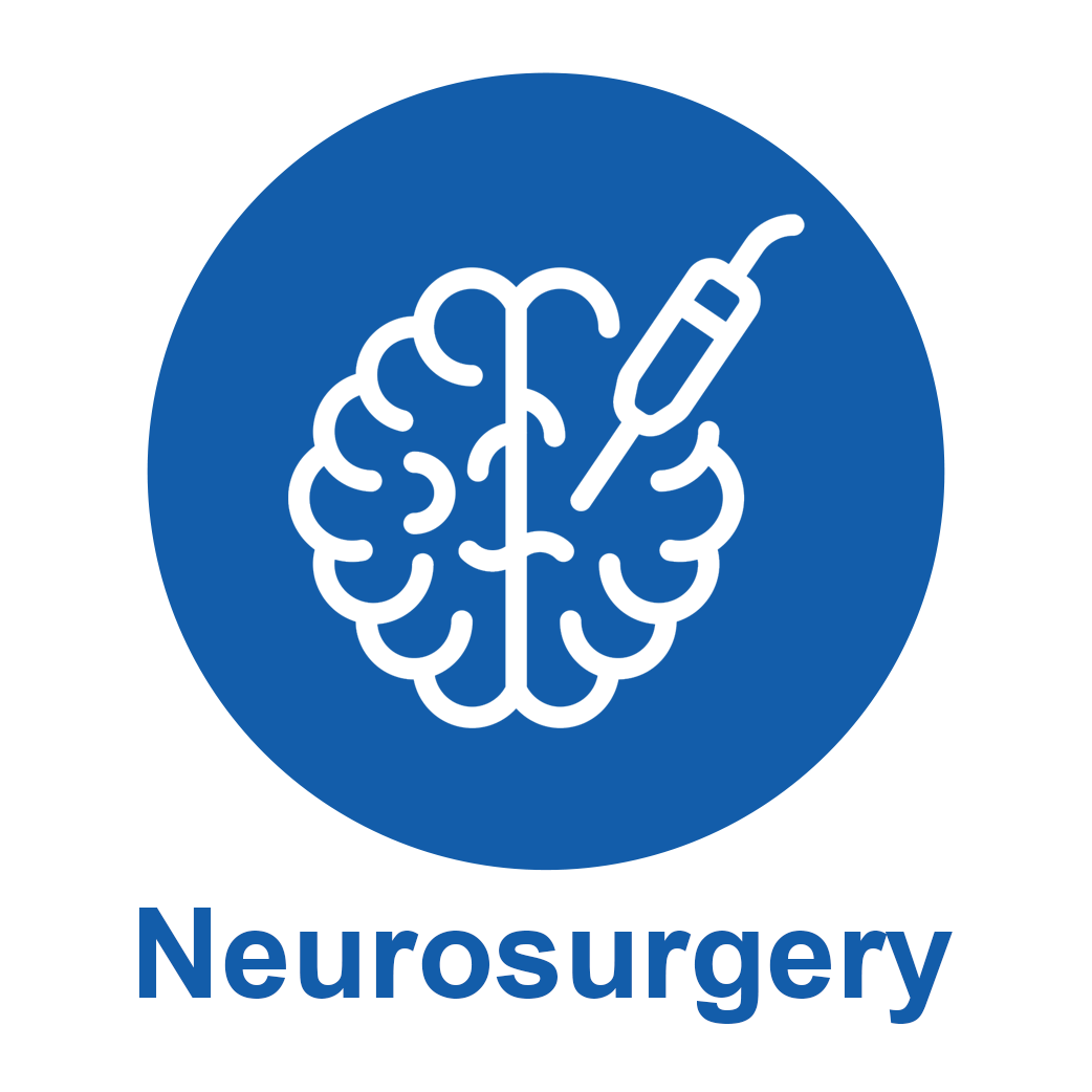 Neurosurgeon reviewing brain imaging results.